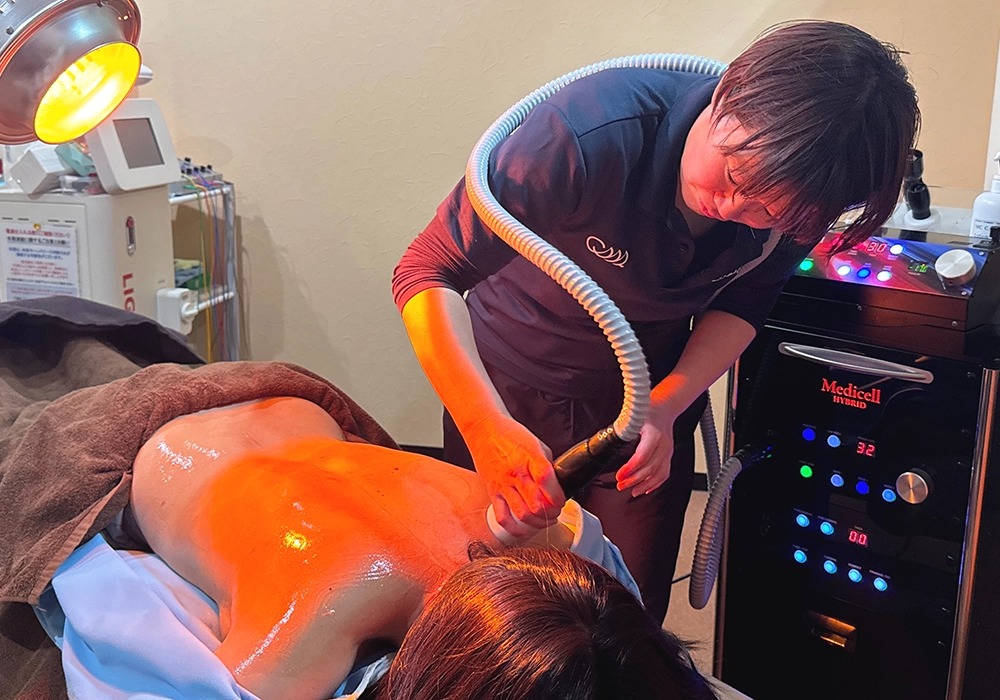 メディセル施術と併用提案のイメージ