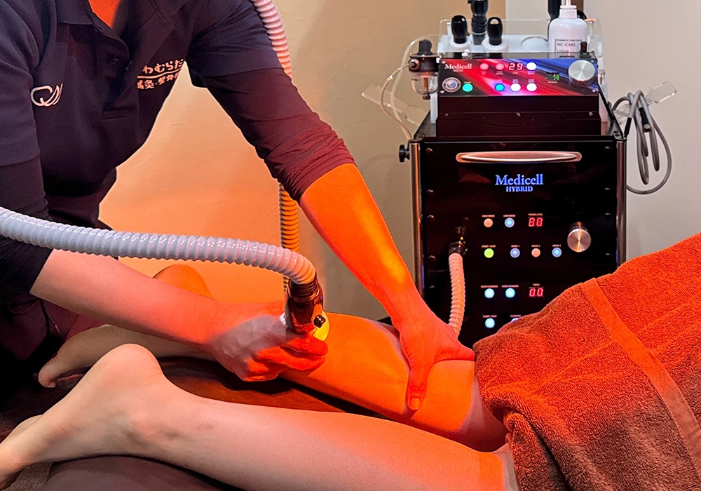 メディセル(筋膜リリース)の施術イメージ